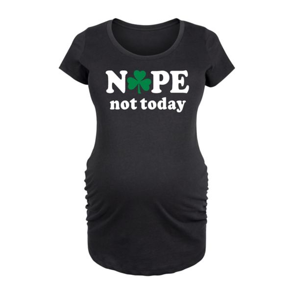 Футболка с принтом клевера для беременных, нет, не сегодня Licensed Character, черный
Футболка с принтом клевера для беременных, нет, не сегодня Licensed Character, черный