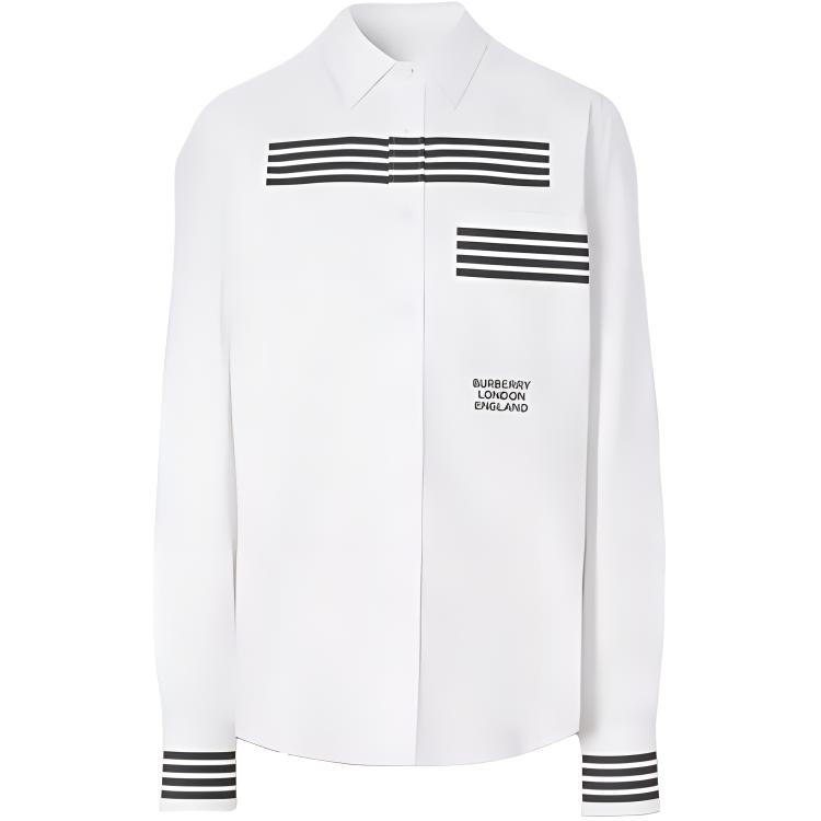 Burberry Мужские белые рубашки-поло с умеренным воротником
Burberry Мужские белые рубашки-поло с умеренным воротником