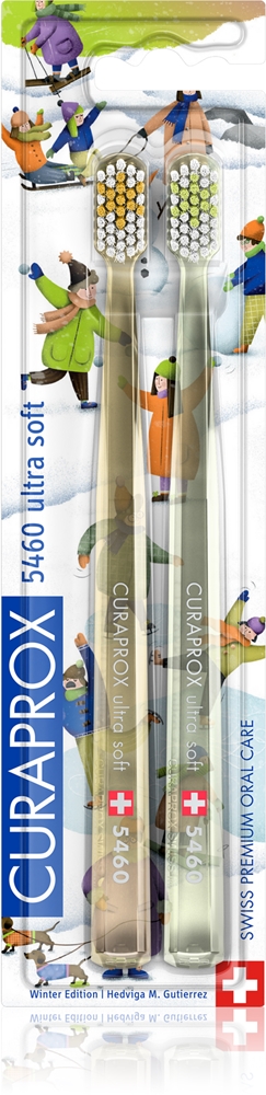 Зубные щетки CS 5460 Snow Edition Extra Soft Curaprox, 2 шт
Зубные щетки CS 5460 Snow Edition Extra Soft Curaprox, 2 шт