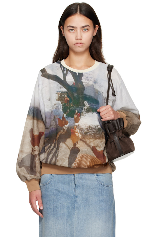 Bless Разноцветная №80 праздничная снежная цыпленок длинная футболка
Bless Разноцветная №80 праздничная снежная цыпленок длинная футболка