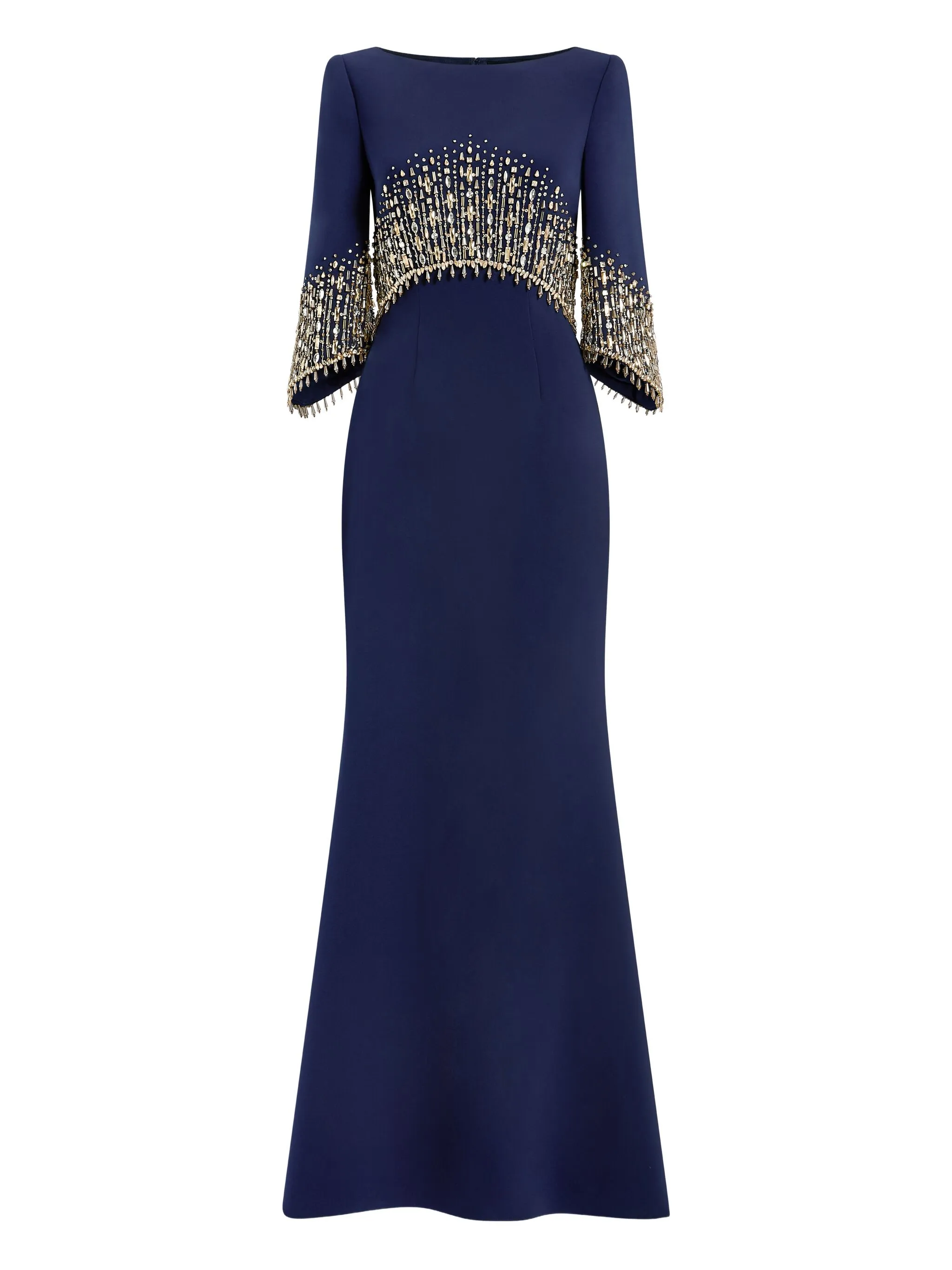 Макси-платье, украшенное в стиле электрик Jenny Packham, синий
Макси-платье, украшенное в стиле электрик Jenny Packham, синий