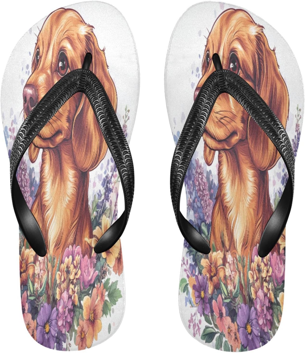 Сланцы с цветами и таксой белого цвета, пляжные шлепанцы, резиновые нескользящие летние тапочки для мужчин и женщин Sinestour
Сланцы с цветами и таксой белого цвета, пляжные шлепанцы, резиновые нескользящие летние тапочки для мужчин и женщин Sinestour