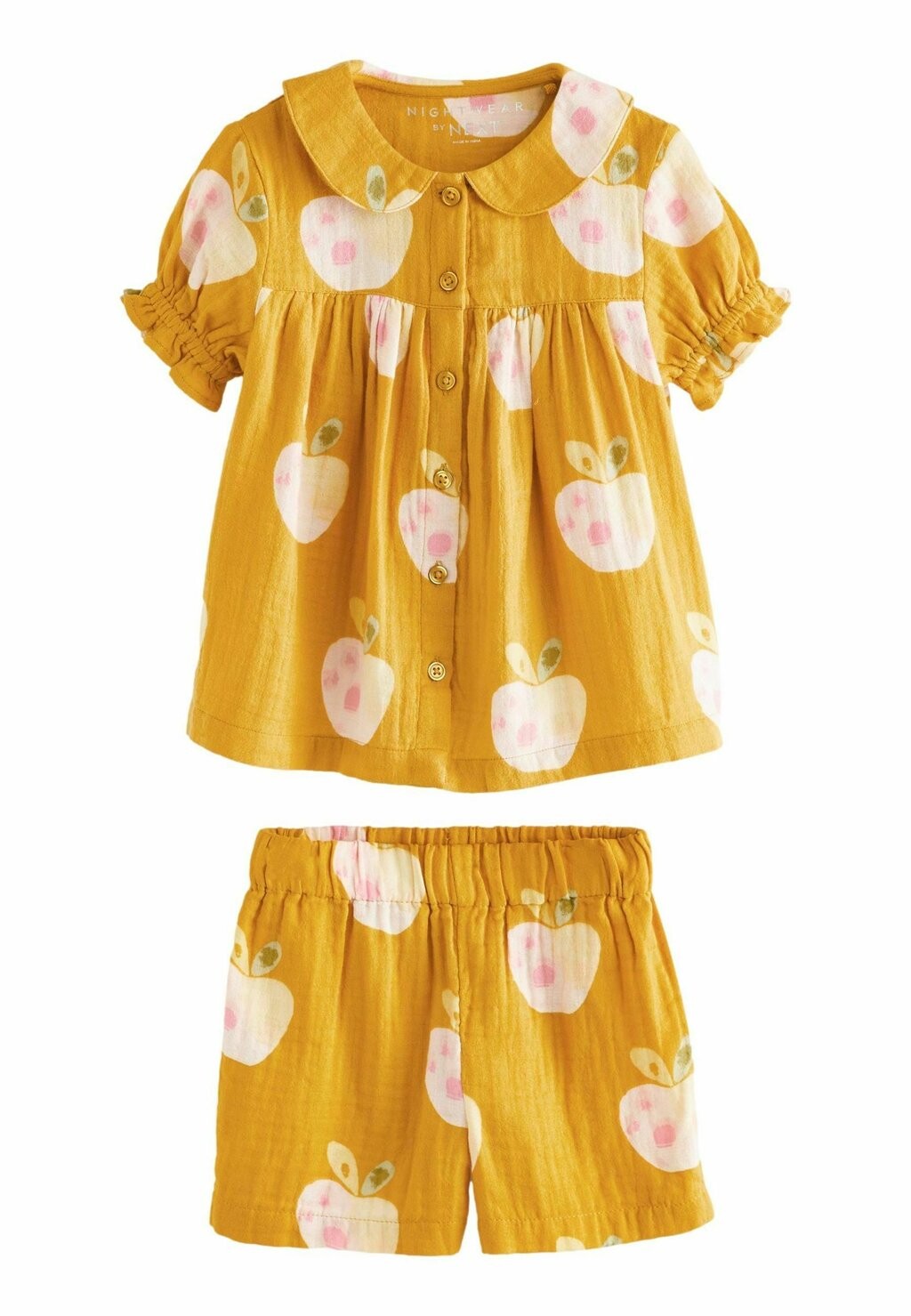 REGULAR FIT Button Through Pyjamas Next, Пижамный комплект горчично-желтый
REGULAR FIT Button Through Pyjamas Next, Пижамный комплект горчично-желтый