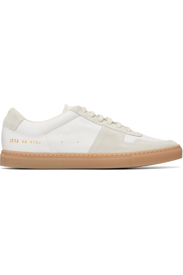 Common Projects Узкие баскетбольные кроссовки Off-White
Common Projects Узкие баскетбольные кроссовки Off-White