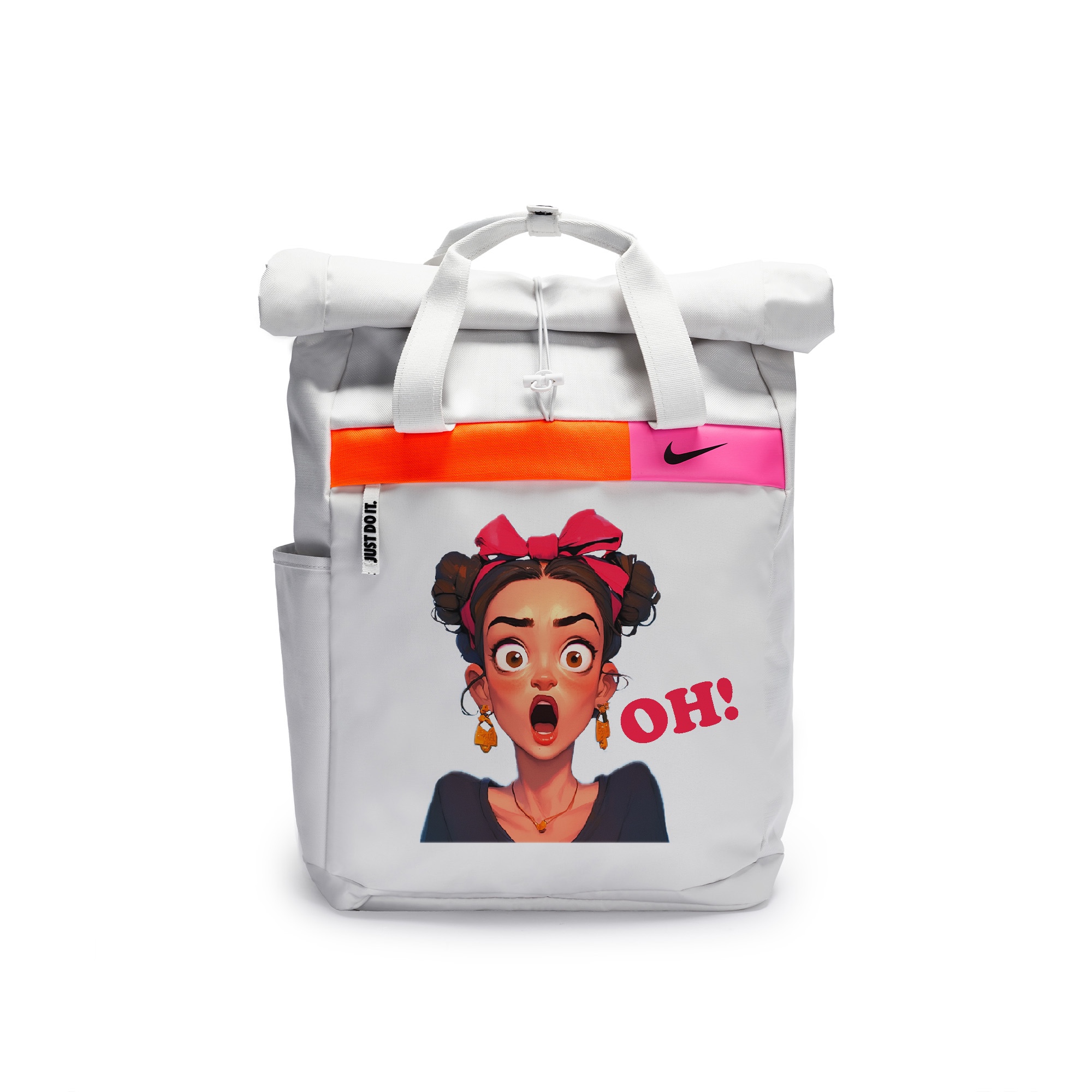 Nike Полиэстеровый граффити рюкзак повседневный унисекс светло-серебристый серый, Surprised Girl
Nike Полиэстеровый граффити рюкзак повседневный унисекс светло-серебристый серый, Surprised Girl