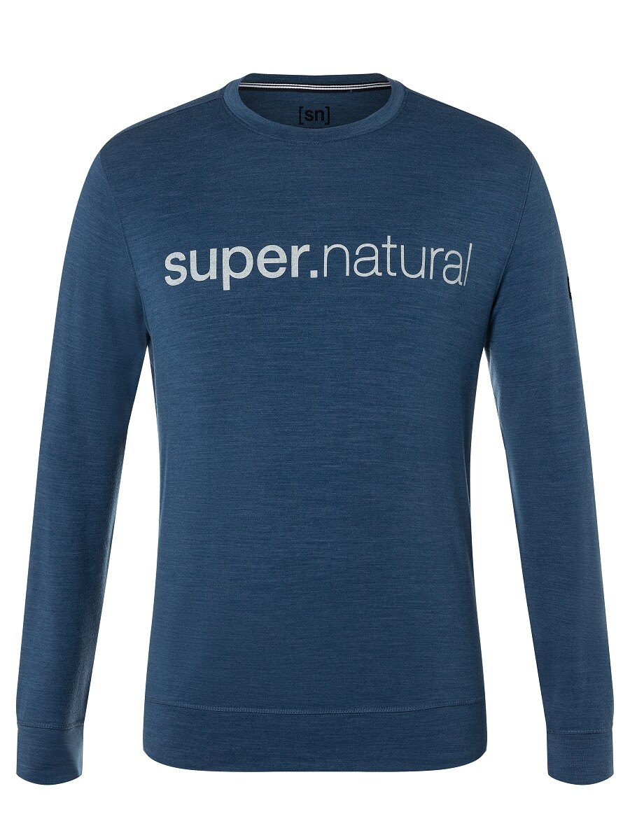 Рубашка super.natural Merino Sweatshirt, темно-синий
Рубашка super.natural Merino Sweatshirt, темно-синий
