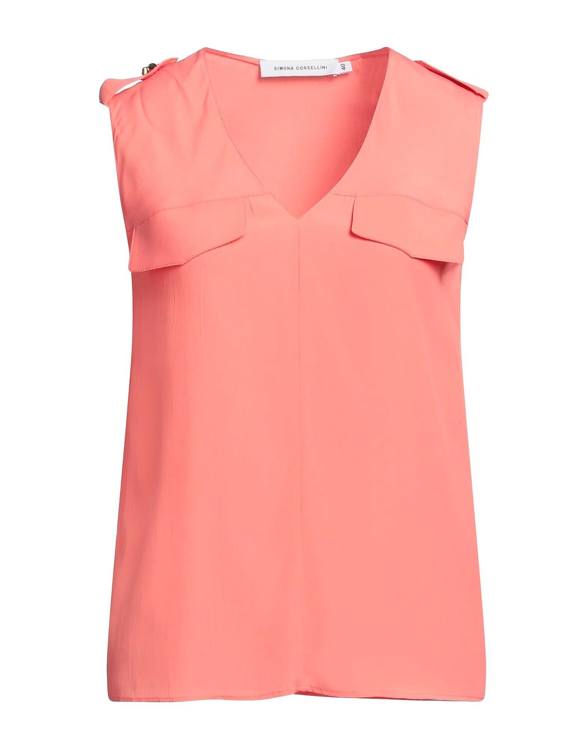 Топ Simona Corsellini, лососево-розовый
Топ Simona Corsellini, лососево-розовый