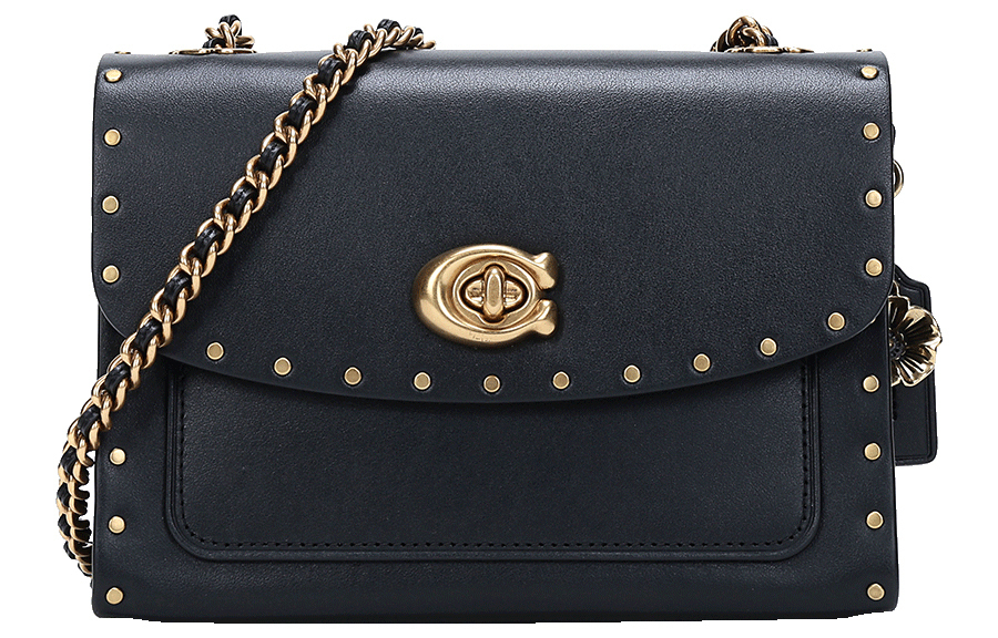 Сумка кроссбод Parker из кожи коровы на цепочке через плечо женская черная COACH
Сумка кроссбод Parker из кожи коровы на цепочке через плечо женская черная COACH