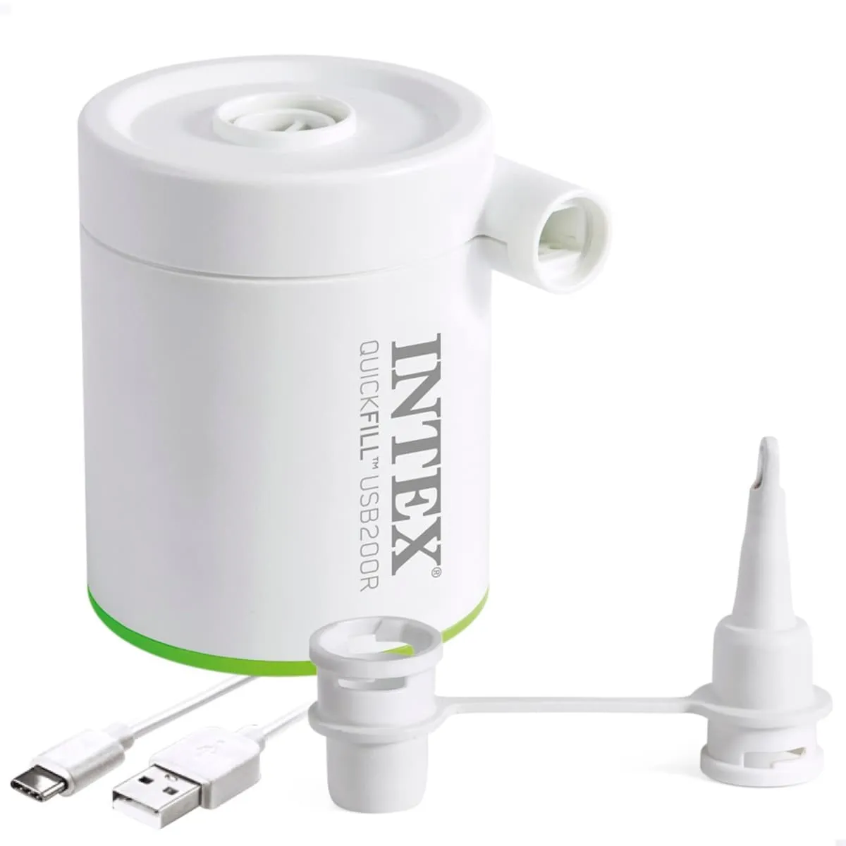 Мини электрический насос QuickFill USB198 Intex, белый
Мини электрический насос QuickFill USB198 Intex, белый