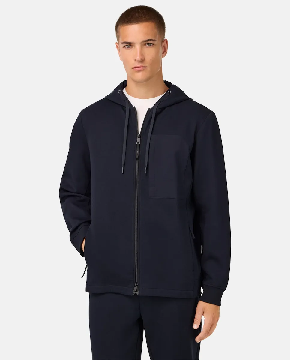 Толстовка с капюшоном из неопреновой смеси с хлопком Boggi Milano, темно-синий
Толстовка с капюшоном из неопреновой смеси с хлопком Boggi Milano, темно-синий