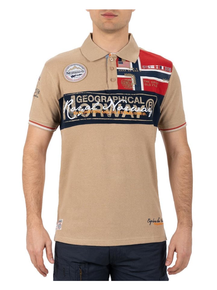 Рубашка-поло Geographical Norway, бежевый
Рубашка-поло Geographical Norway, бежевый