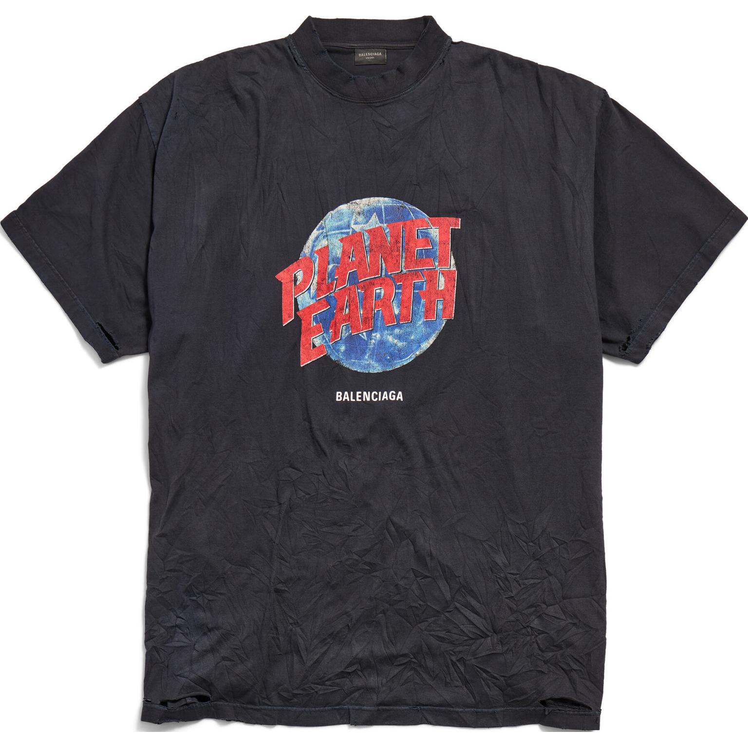Мужская оверсайз футболка Planet Earth черная Balenciaga
Мужская оверсайз футболка Planet Earth черная Balenciaga