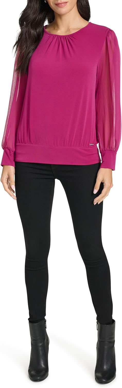 Женский топ с длинным рукавом Calvin Klein, Mulberry
Женский топ с длинным рукавом Calvin Klein, Mulberry