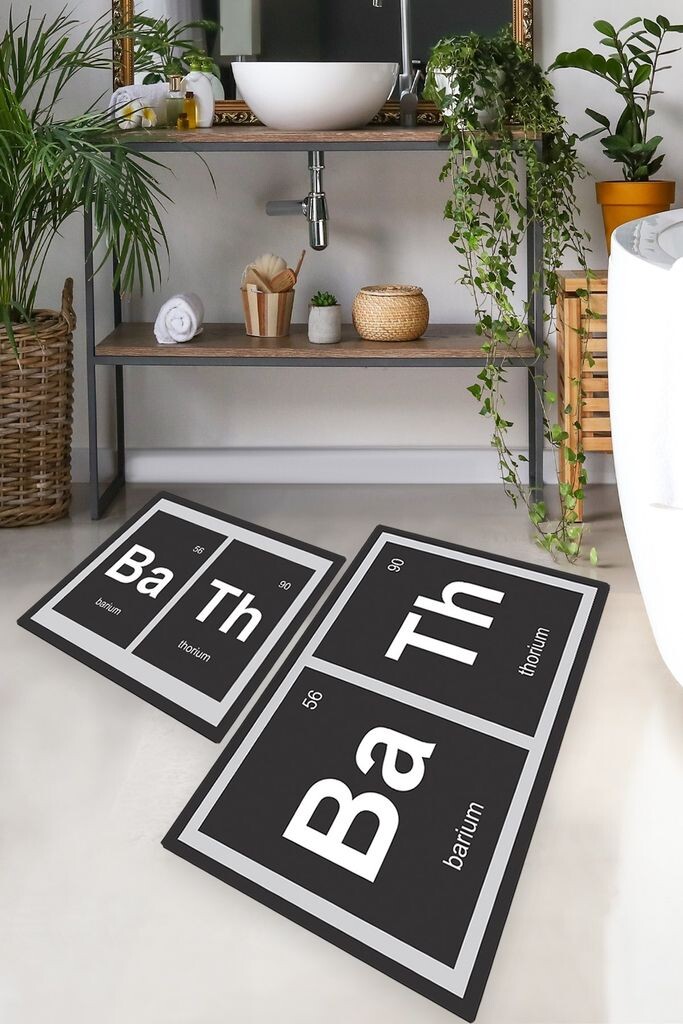 Mijolnir, Barium, набор ковриков для ванной (2 шт.), разноцветный, 100 % ПОЛИЭСТЕР, 50 х 60 см, мультиколор
Mijolnir, Barium, набор ковриков для ванной (2 шт.), разноцветный, 100 % ПОЛИЭСТЕР, 50 х 60 см, мультиколор
