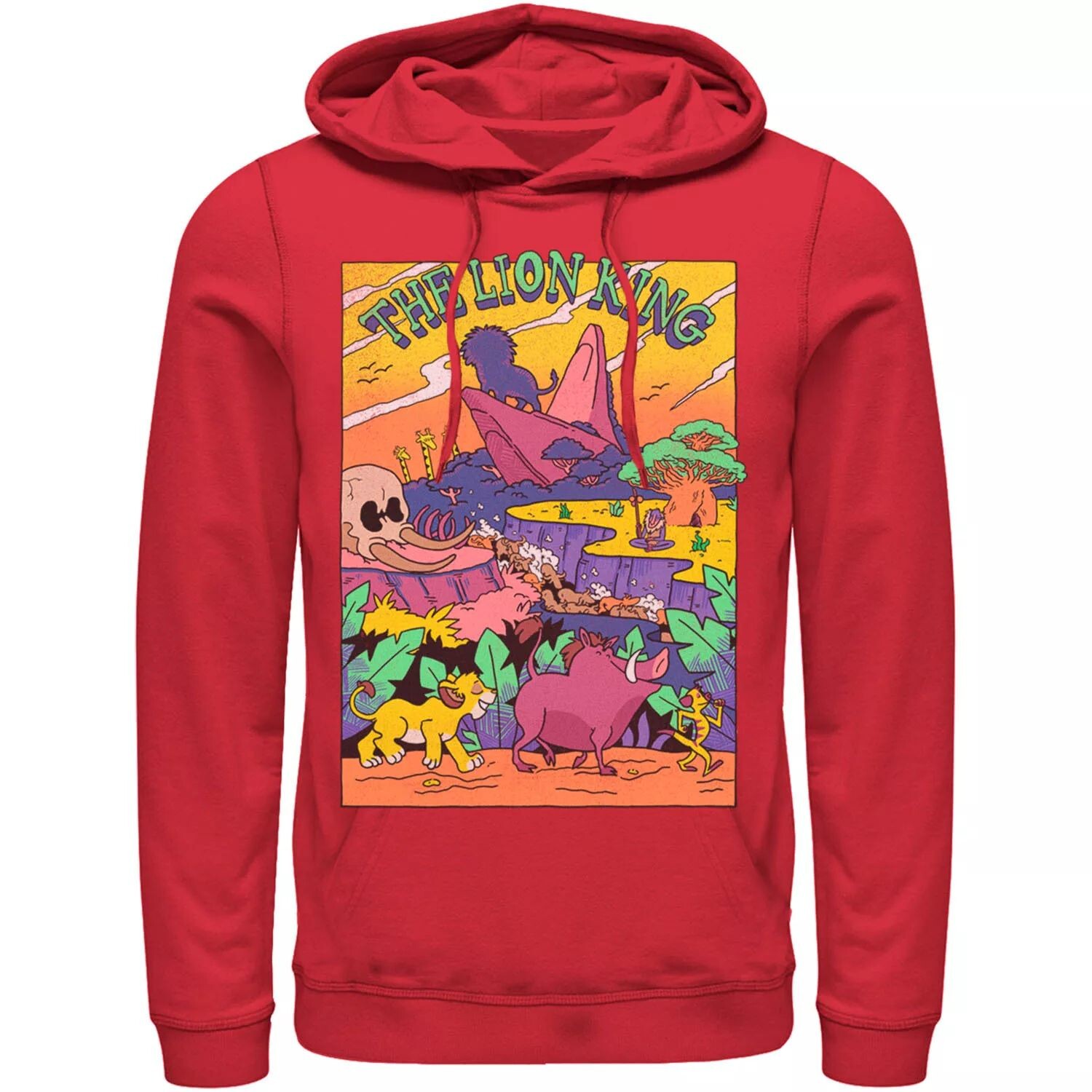 Мужская красочная толстовка Disney King Lion King Legend of Lion King Licensed Character, красный
Мужская красочная толстовка Disney King Lion King Legend of Lion King Licensed Character, красный