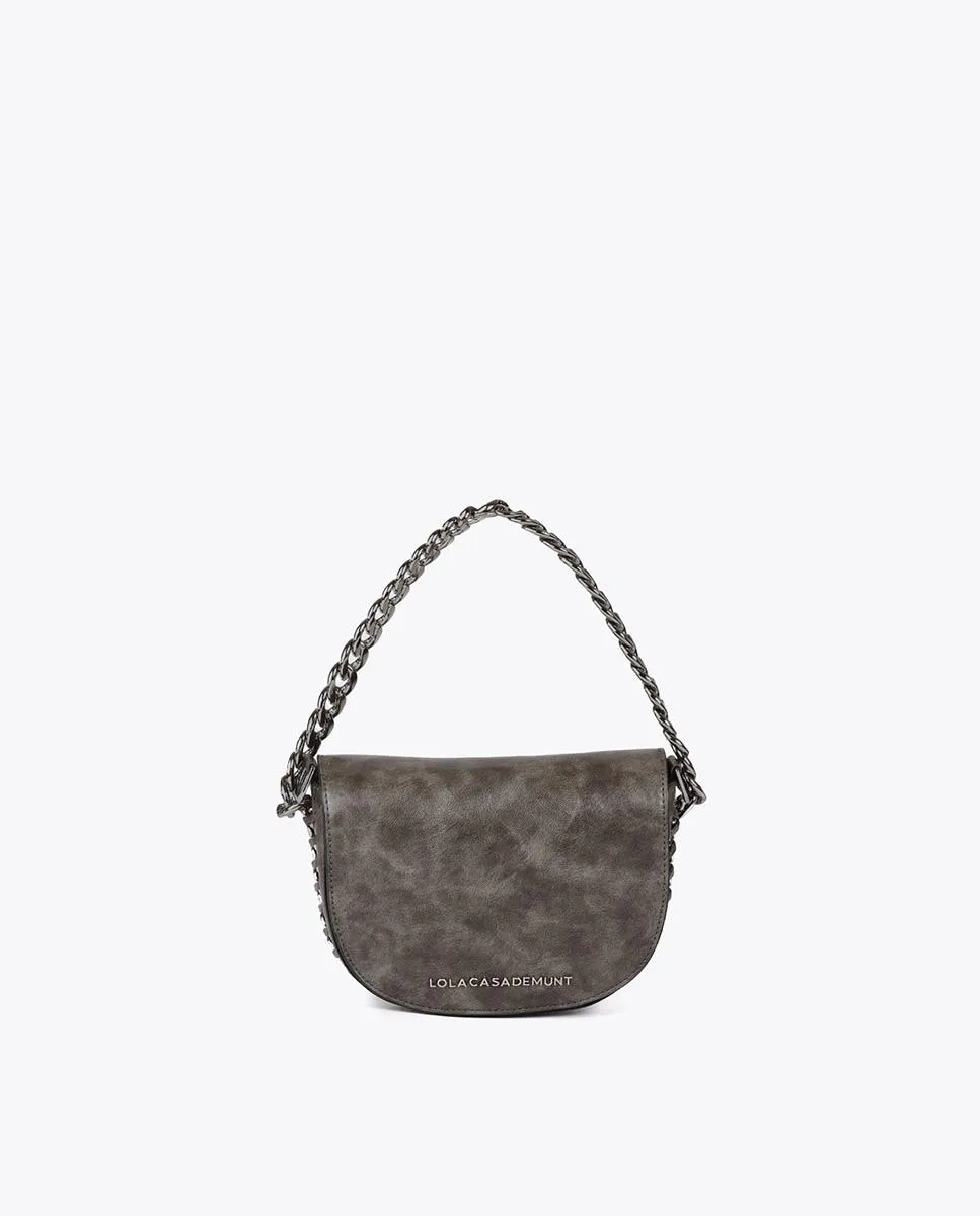 Женская сумка-бандо с клапаном на застежке и цепочкой Lola Casademunt, серый
Женская сумка-бандо с клапаном на застежке и цепочкой Lola Casademunt, серый