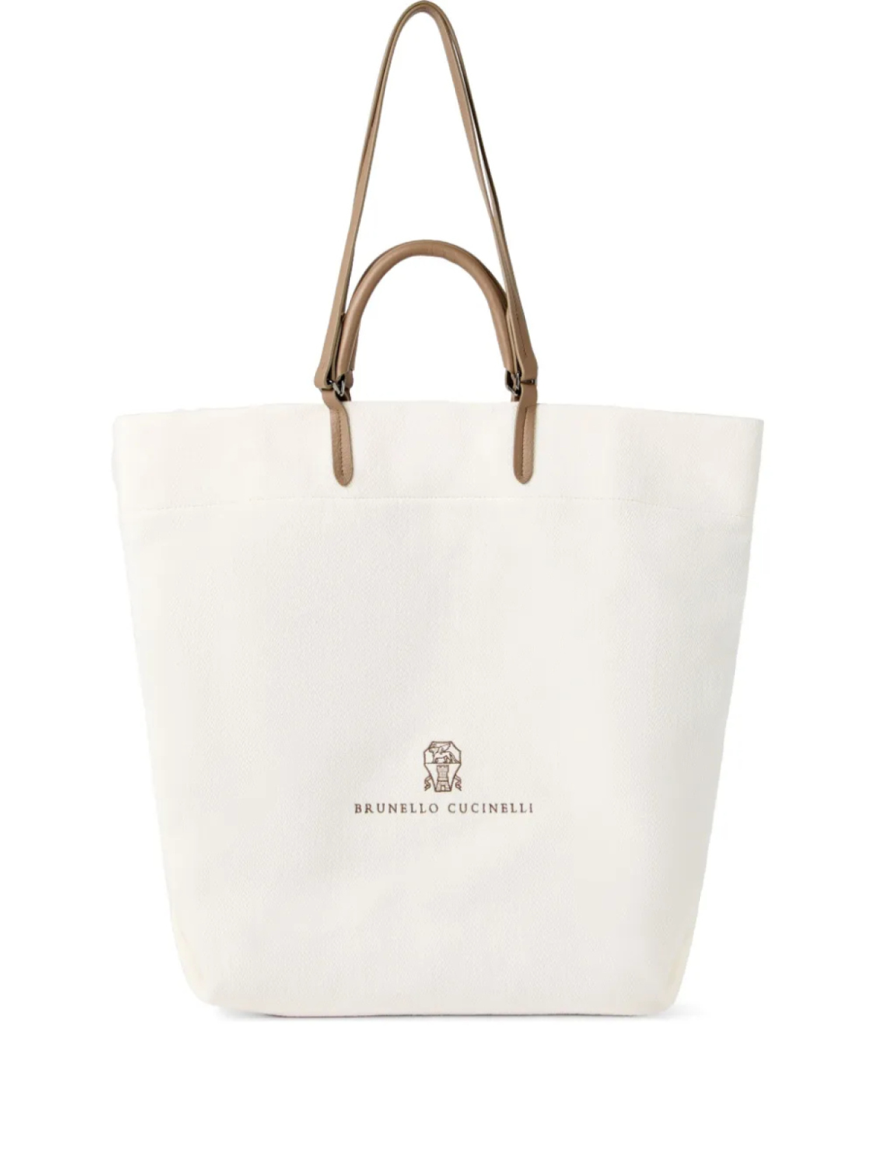 Большая сумка-тоут Brunello Cucinelli, белый
Большая сумка-тоут Brunello Cucinelli, белый