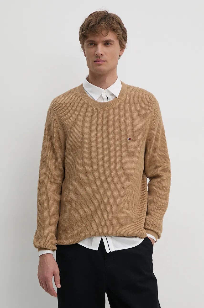 Хлопковый свитер Tommy Hilfiger, бежевый
Хлопковый свитер Tommy Hilfiger, бежевый