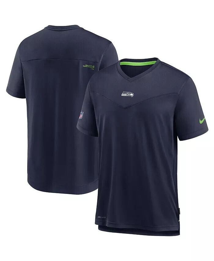Мужская футболка с V-образным вырезом для тренеров Sideline Sideline College Navy Seattle Seahawks Nike
Мужская футболка с V-образным вырезом для тренеров Sideline Sideline College Navy Seattle Seahawks Nike