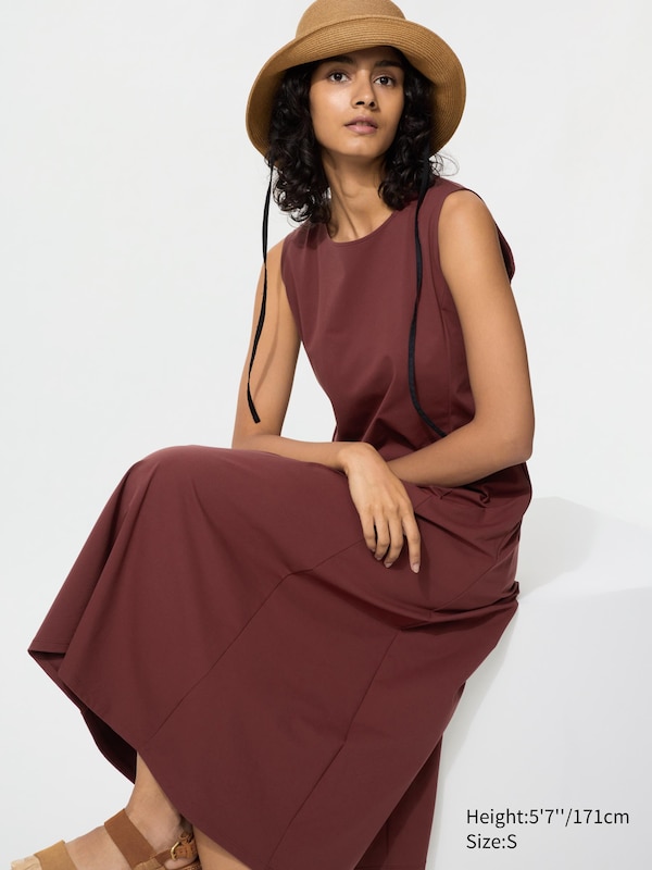 Ультраэластичное платье AIRism без рукавов Uniqlo, 38 dark brown
Ультраэластичное платье AIRism без рукавов Uniqlo, 38 dark brown