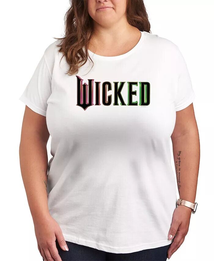 Футболка большого размера Wicked Elphaba Theatrical Logo Graphic Hybrid Apparel, белый
Футболка большого размера Wicked Elphaba Theatrical Logo Graphic Hybrid Apparel, белый