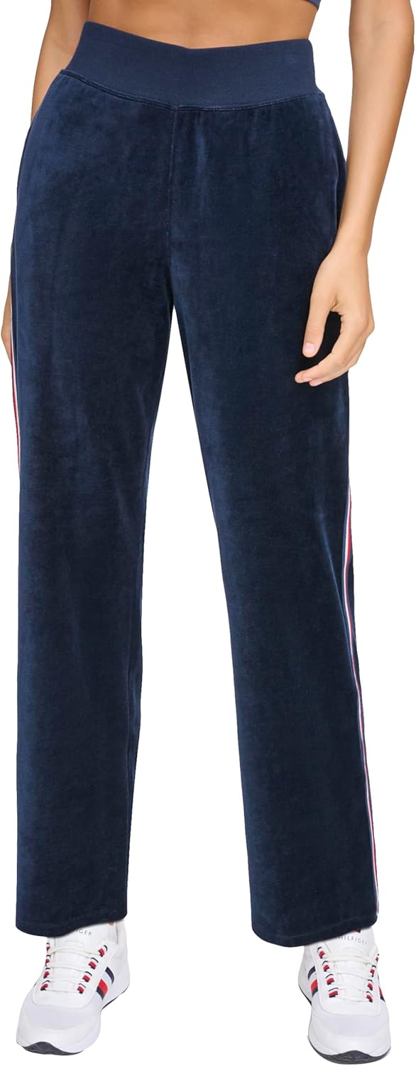 Женские спортивные штаны Tommy Hilfiger Velour с боковыми лентами, Navy
Женские спортивные штаны Tommy Hilfiger Velour с боковыми лентами, Navy