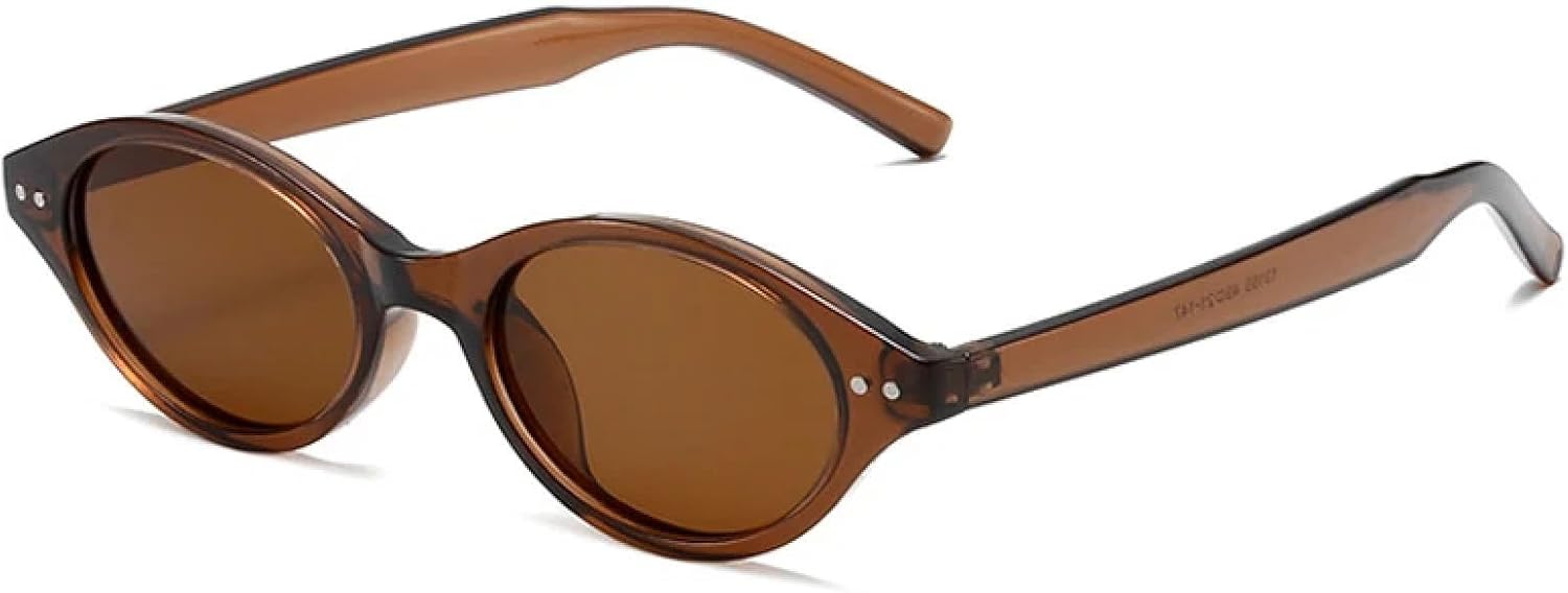 Солнцезащитные очки с защитой от УФ-излучения UV400 | Маленькие овальные женские, конфетного цвета, мужские, с заклепками, для занятий спортом на открытом воздухе и вождения DSVIGF, Brown Tea
Солнцезащитные очки с защитой от УФ-излучения UV400 | Маленькие овальные женские, конфетного цвета, мужские, с заклепками, для занятий спортом на открытом воздухе и вождения DSVIGF, Brown Tea