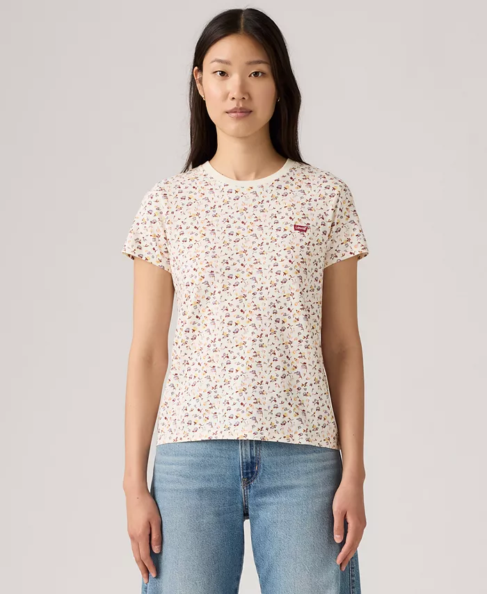 Женская футболка с круглым вырезом The Perfect из хлопка Levi's, мультиколор
Женская футболка с круглым вырезом The Perfect из хлопка Levi's, мультиколор