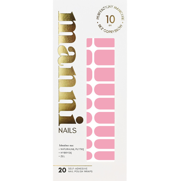 Самоклеящийся лак для ногтей клубничный моти, 20 шт./1 упаковка. Manni Nails, цвет strawberry mochi
Самоклеящийся лак для ногтей клубничный моти, 20 шт./1 упаковка. Manni Nails, цвет strawberry mochi