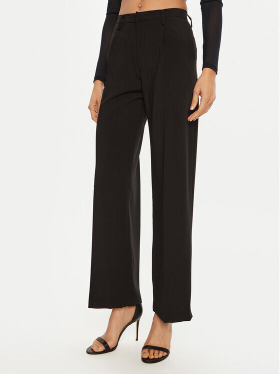 Тканевые брюки стандартного кроя Bardot, черный
Тканевые брюки стандартного кроя Bardot, черный