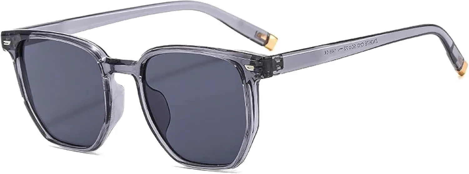 Ретро женские солнцезащитные очки с прозрачными линзами цвета океана, защита от УФ-излучения UV400, модные заклепки, мужские трендовые очки HHZZYVY, Grey Grey
Ретро женские солнцезащитные очки с прозрачными линзами цвета океана, защита от УФ-излучения UV400, модные заклепки, мужские трендовые очки HHZZYVY, Grey Grey