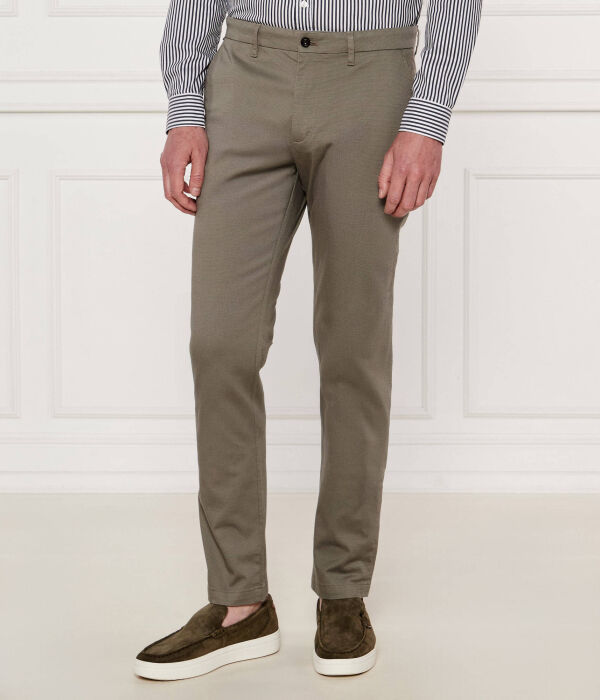 Брюки чинос bleecker Slim fit Tommy Hilfiger, серый 
Брюки чинос bleecker Slim fit Tommy Hilfiger, серый
