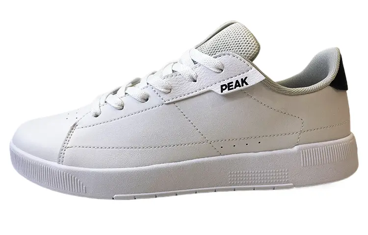 Кроссовки PEAK Skateboarding Shoes Men Low-top White/Black, белый/черный 
Кроссовки PEAK Skateboarding Shoes Men Low-top White/Black, белый/черный