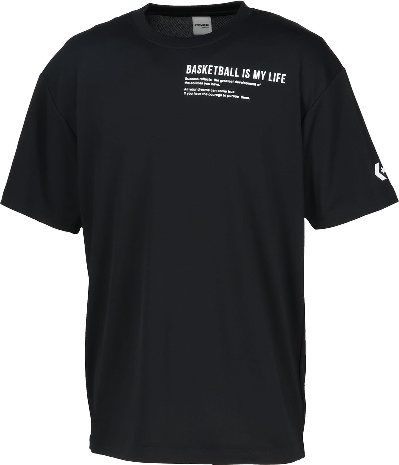 Баскетбольная футболка Converse CB252363 с коротким рукавом и принтом, влагоотводящая, быстросохнущая, унисекс, черно-белый
Баскетбольная футболка Converse CB252363 с коротким рукавом и принтом, влагоотводящая, быстросохнущая, унисекс, черно-белый