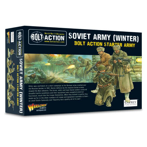 Фигурки Bolt Action: Soviet Army (Winter) Starter Army
Фигурки Bolt Action: Soviet Army (Winter) Starter Army