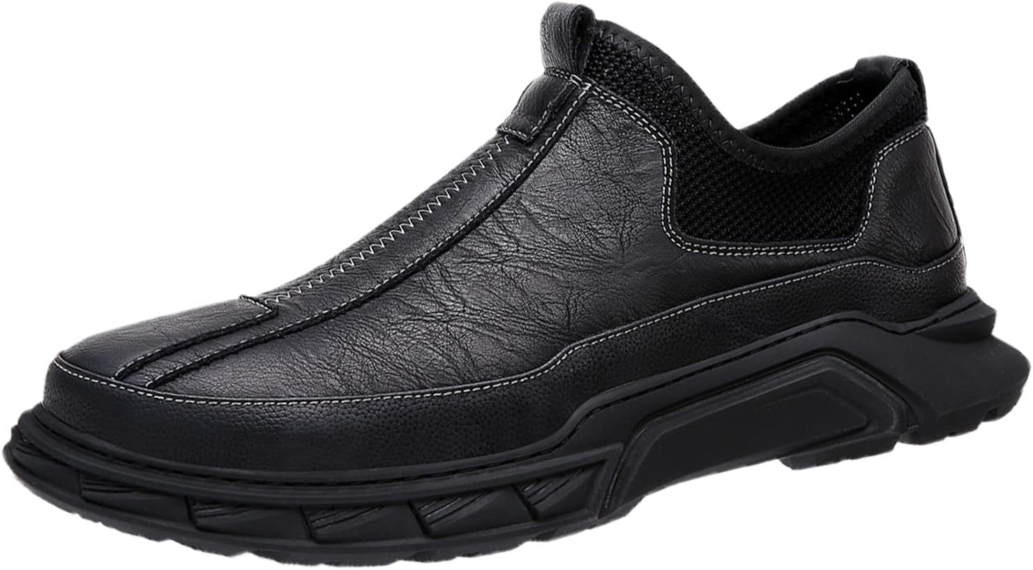 Мужские комфортные мягкие кожаные слипоны UGOSELEC, противоскользящие, с хорошей поддержкой свода, легкие повседневные туфли для вождения, прогулок и работы, черный
Мужские комфортные мягкие кожаные слипоны UGOSELEC, противоскользящие, с хорошей поддержкой свода, легкие повседневные туфли для вождения, прогулок и работы, черный