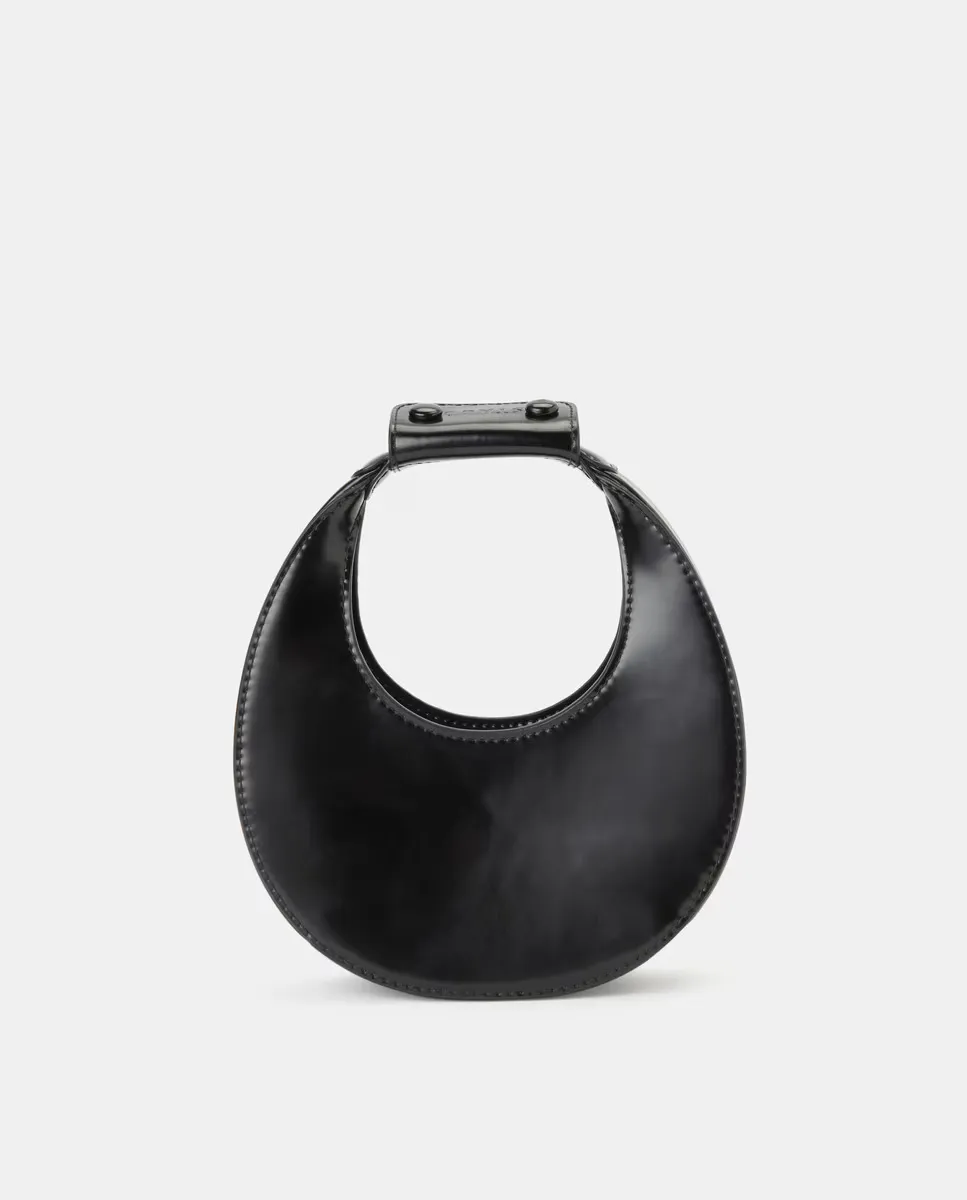 Маленькая сумка Moon в новой полированной коже STAUD, чёрный, Черный, Маленькая сумка Moon в новой полированной коже STAUD, чёрный 
Маленькая сумка Moon в новой полированной коже STAUD, чёрный, Черный, Маленькая сумка Moon в новой полированной коже STAUD, чёрный