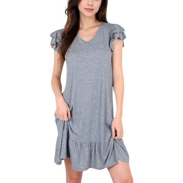 Женское платье с рюшами на рукавах, v-образным вырезом и ярусным подолом Anna-Kaci, Gray
Женское платье с рюшами на рукавах, v-образным вырезом и ярусным подолом Anna-Kaci, Gray