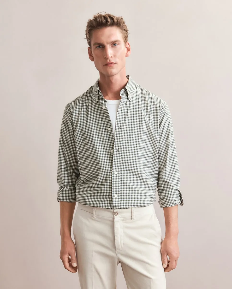 Мужская спортивная рубашка с длинным рукавом Emidio Tucci, зеленый
Мужская спортивная рубашка с длинным рукавом Emidio Tucci, зеленый