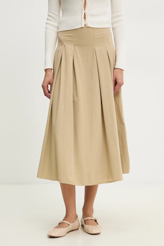 Хлопковая юбка Answear.Lab, бежевый
Хлопковая юбка Answear.Lab, бежевый