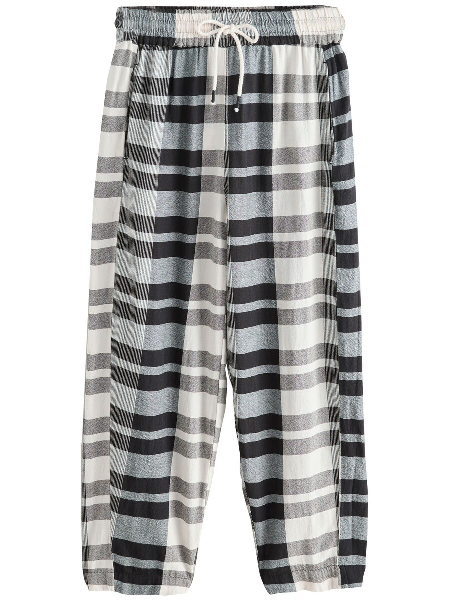 Брюки свободного кроя Next, черный/белый
Брюки свободного кроя Next, черный/белый