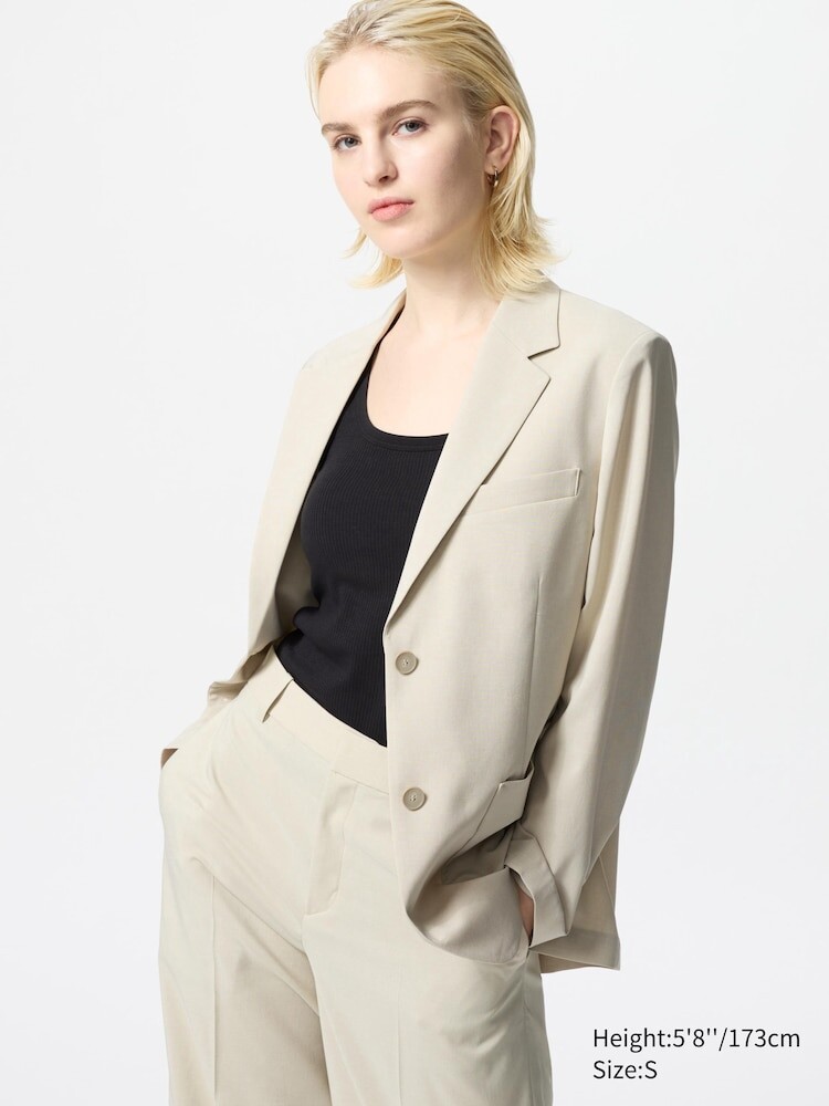 Пиджак airsense relaxed Uniqlo, бежевый
Пиджак airsense relaxed Uniqlo, бежевый