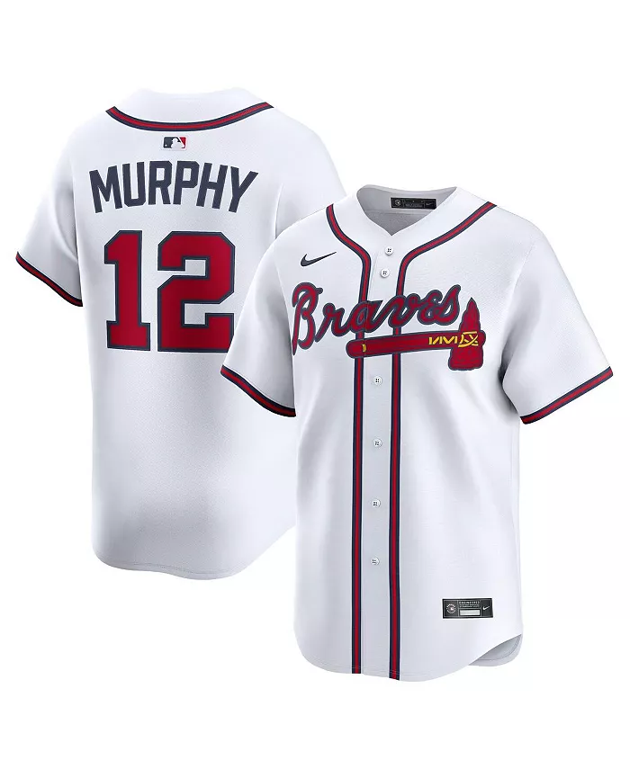 Мужская белая альтернативная лимитированная джерси игрока Шона Мерфи Atlanta Braves Nike
Мужская белая альтернативная лимитированная джерси игрока Шона Мерфи Atlanta Braves Nike