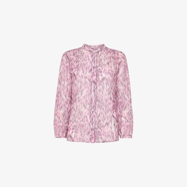 Рубашка плиссированная Whistles с длинным рукавом, розовый
Рубашка плиссированная Whistles с длинным рукавом, розовый