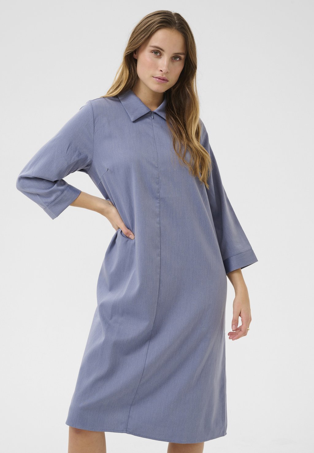 Платье-рубашка KAAMALIE Kaffe, синий
Платье-рубашка KAAMALIE Kaffe, синий
