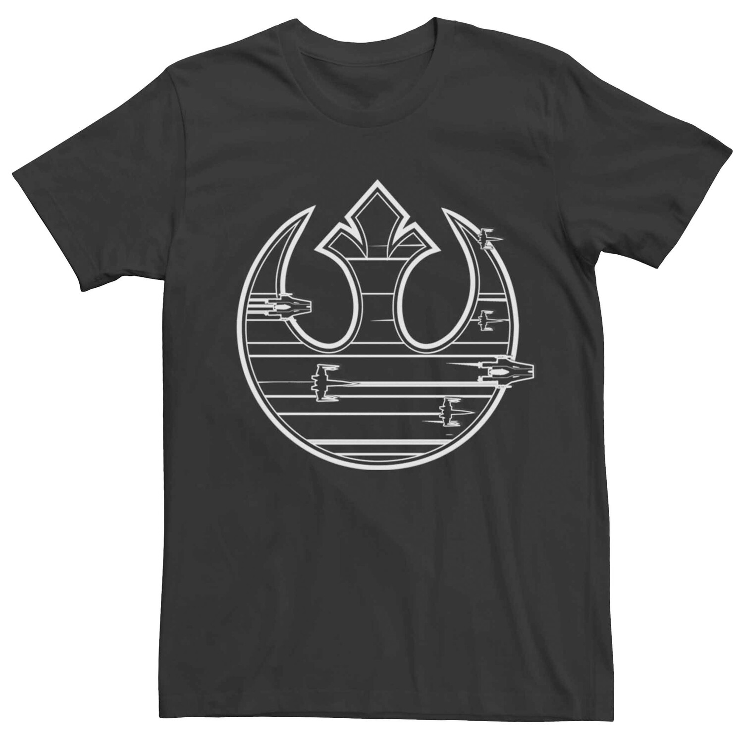 Мужская футболка с логотипом Star Wars Rebel Licensed Character
Мужская футболка с логотипом Star Wars Rebel Licensed Character
