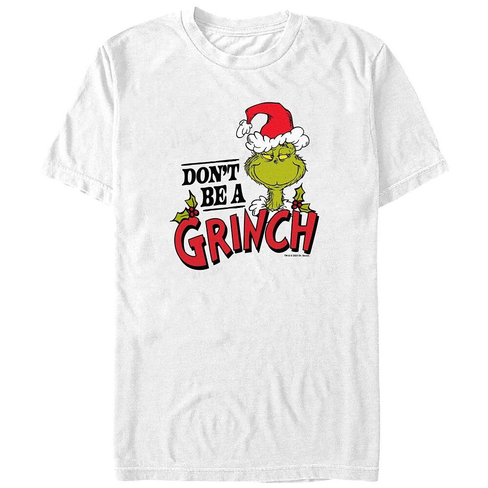 Футболка с рисунком Big & Tall Dr. Seuss Don't Be A Grinch Licensed Character, белый
Футболка с рисунком Big & Tall Dr. Seuss Don't Be A Grinch Licensed Character, белый