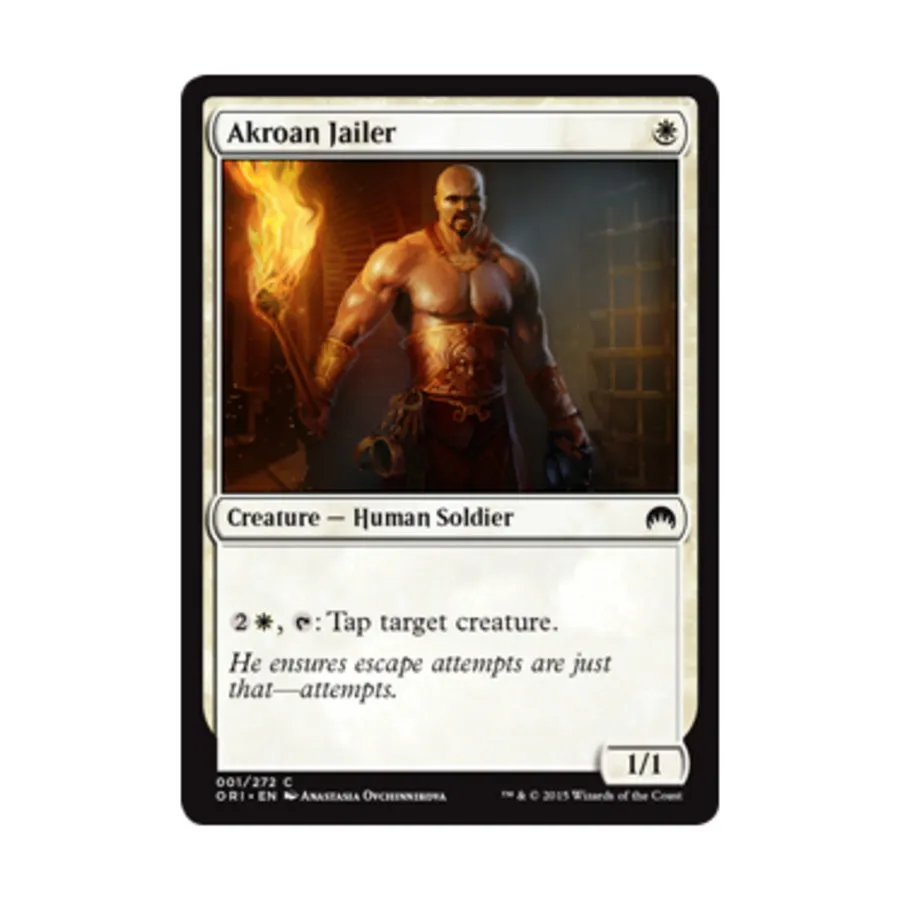 CCG Акроан Тюремщик (К), MTG - Magic Origins
CCG Акроан Тюремщик (К), MTG - Magic Origins