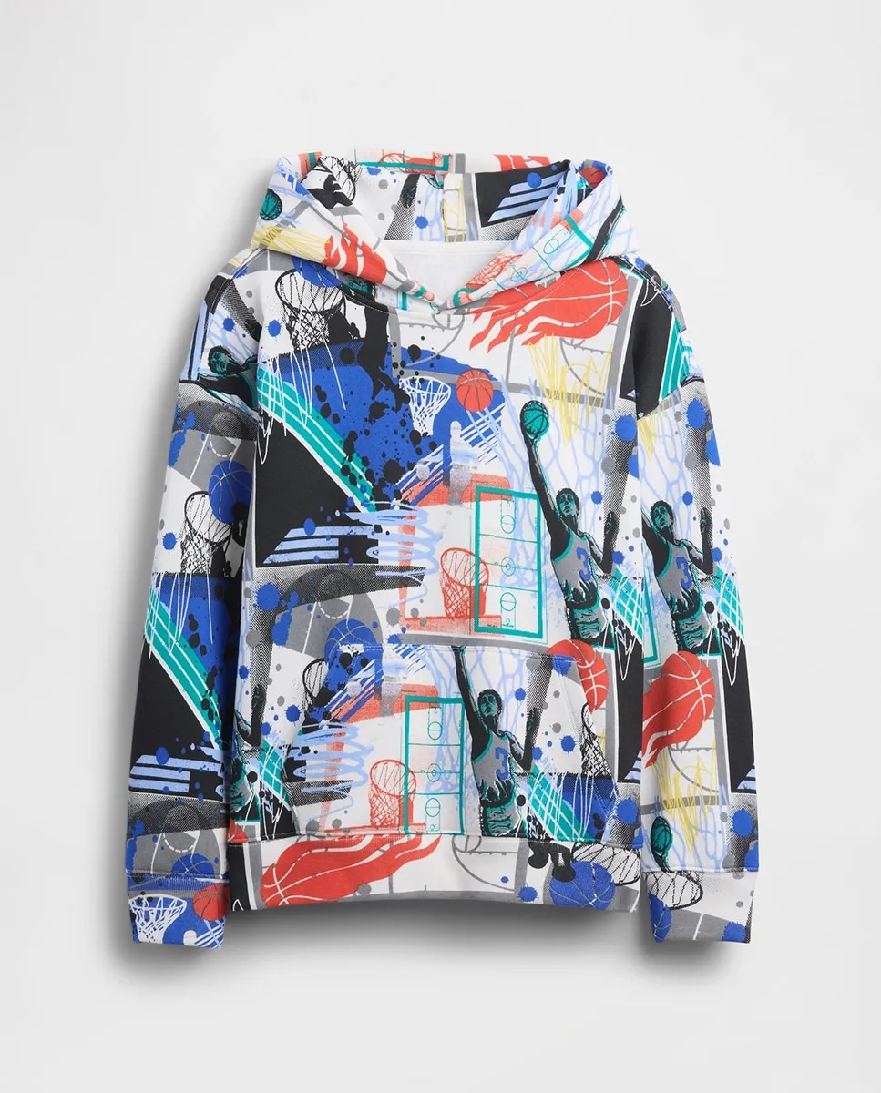 Детская толстовка с рисунком по всей поверхности Gap, мультиколор
Детская толстовка с рисунком по всей поверхности Gap, мультиколор