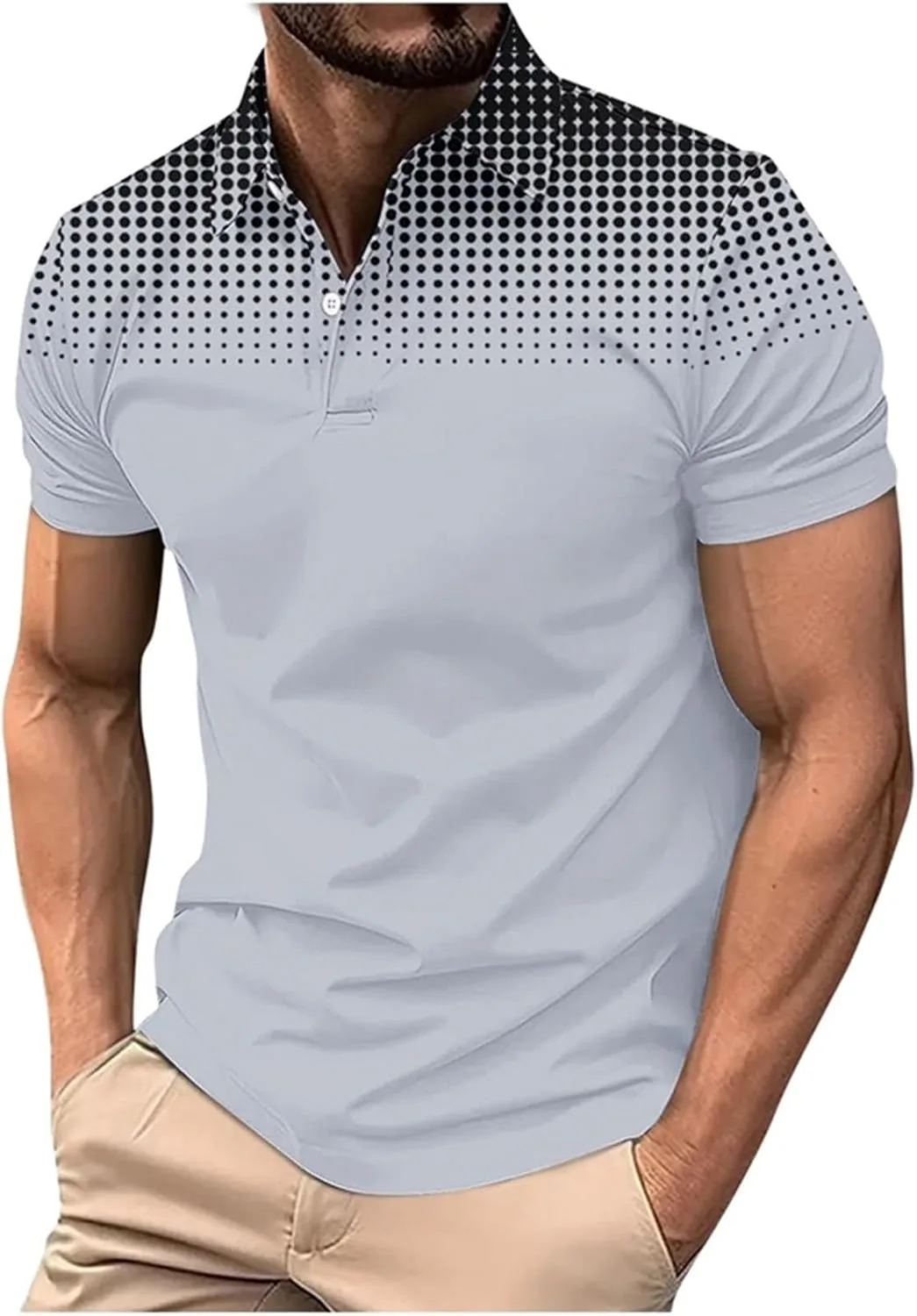 Мужская футболка для гольфа 2026 casual с коротким рукавом, цветной блок, свободный крой
Мужская футболка для гольфа 2026 casual с коротким рукавом, цветной блок, свободный крой